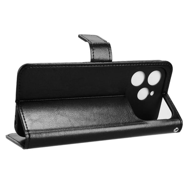 Funda tipo libro para Tecno Spark 40 4G, cartera todo‑en‑uno, funda multifuncional con tarjetero y correa de muñeca desmontable
