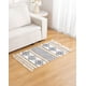 thumbnail image 2 of Juego 2 Alfombras Lino 60x90 Cm Bajada De Cama Moderna 4n07, 2 of 3