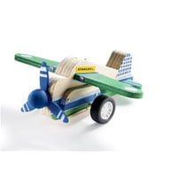 Stanley Junior - Kit De Construcción Avión Retráctil Stanley Jr – Juguete Educativo De Madera