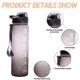 thumbnail image 3 of Botella de agua deportiva, botella de agua Tritan sin BPA, botella de agua deportiva a prueba de fugas de 1 litro, botella de agua suave al tacto, adecuada para deportes, fitness, al aire libre,, 3 of 5