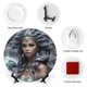 thumbnail image 3 of Sirena negra Plato decorativo de porcelana fina (bone china), plato decorativo de cerámica para hogar, oficina, soporte de pared, platos decorativos para dormitorio - 6 pulgadas (15 cm), 3 of 6