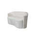 thumbnail image 2 of Sofa Curvo Felpa Crudo, 2 of 3