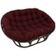 thumbnail image 1 of Cojín Papasan doble para exteriores Blazing Needles Merlot, 1 of 2