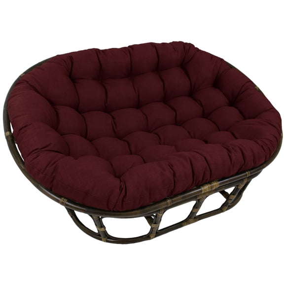 Cojín Papasan doble para exteriores Blazing Needles Merlot
