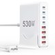 thumbnail image 1 of Cargador USB‑C SMSASOEO 530W de 8 puertos GaN IV – Carga rápida, 1 of 7