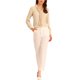 thumbnail image 2 of INSPIRE CHIC Blusas de Mujer de Manga Larga Chiffon Plisado con Lazo en el Cuello Camisa de Oficina L Beige, 2 of 6
