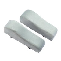 Magideal - Almohadillas Universales Para Brazos, 2 Piezas, Funda Extraíble Lavable, Reposabrazos Reutilizables Para Silla, Cojines, Reposabrazos Para Mecedora, O Gris