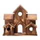 thumbnail image 4 of Casa De Pájaros De Madera, Decoración Rústica Para Jardín, Nido De Colibrí Para Jardín, 4 of 5