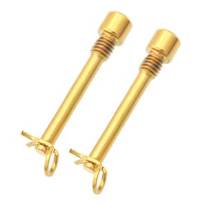 Ioensy - 2 Piezas De Pernos De Freno De Disco De Bicicleta Tornillos De Palanca De Freno Rosca M4 Perno De Abrazadera De Freno Dorado