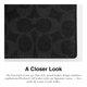 thumbnail image 4 of Billetera Coach Slim Bifold de Lona con Firma Negra, 4 of 5