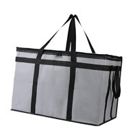 Bothyi - Bolsa De Entrega Aislada Bolsa De Entrega Para Llevar Para Trabajo Viajes Catering Gris Negro
