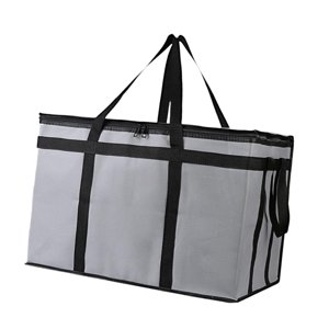 Bothyi - Bolsa De Entrega Aislada Bolsa De Entrega Para Llevar Para Trabajo Viajes Catering Gris Negro