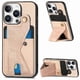 thumbnail image 1 of Funda Resistente para iPhone 16 Pro Max con Tarjetero y Soporte, Diseño Magnético Blanco, 1 of 5