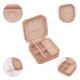 thumbnail image 4 of REGALWOVEN Caja de Joyas Vintage para Mujeres, Organizador de Joyas Cuadrado de Cuero PU con Cremallera Hierba, 4 of 7