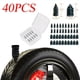 thumbnail image 1 of 40pcs Tire Repair Rubber Nails, 20 Small Nails & 20 Large Nails, Self-Service Tire Repair Rubber Screws For Car Motorcycle Tire Puncture Repair, 1 of 2