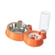 thumbnail image 2 of Cuenco Para Perros Y Gatos, Bebedero, Suministros Para Animales Peque?os, Juego De Cuencos De Agua Y Comida Para Mascotas, Color Naranja, 2 of 3