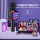 thumbnail image 4 of Micrófono de karaoke BONAOK Bluetooth inalámbrico Q78 con LED negro, 4 of 8