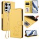 thumbnail image 2 of Funda de Gato tipo Libro para Infinix Note 50S, Amarillo, 2 of 6