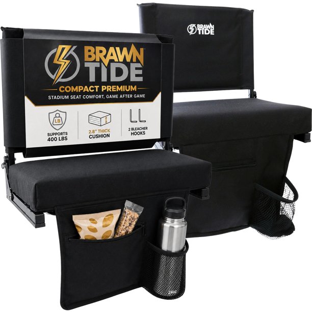 Asiento Compacto Premium para Estadio BRAWNTIDE – Diseñado para Largas Jornadas en Gradas