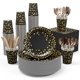 thumbnail image 1 of Artículos para fiestas JOLLY PARTY negros y dorados, 350 unidades, 1 of 7