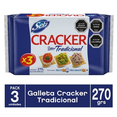 Galletas Saladas Pack 3 un, 270 g