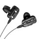 thumbnail image 4 of Altavoz Individual 1.2M Cableado 3.5MM Auriculares Auriculares Auriculares Estéreo HiFi Negro, 4 of 5