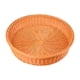 thumbnail image 3 of Cesta de almacenamiento redonda tejida de mimbre Cesta de pan de ratán Cesta de servicio de comida de mesa Bandeja Cesta de fruta tejida hecha a mano Marrón 35x7.5cm, 3 of 5