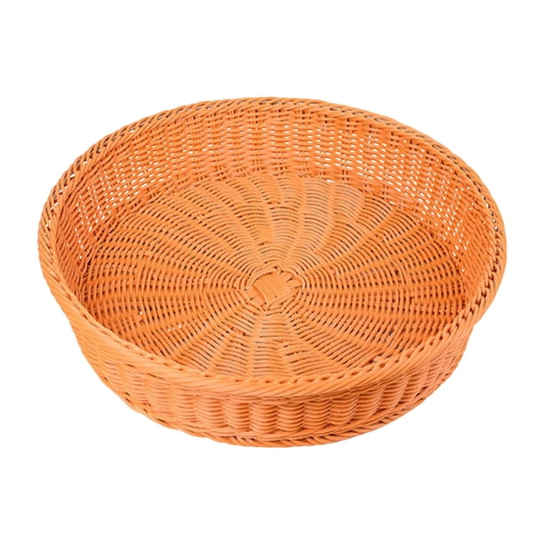 Bandejas De Platos De Frutas Cajas De Almacenamiento De Juguetes Organizador Para Exhibición De Bocadillos De Restaurante Marrón 35x7.5cm