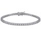thumbnail image 1 of Pulsera de Tenis de Moissanita de 2.5 Mm de Ancho para Mujer Hombres Unisex Color D Claridad VVS1 Pulsera de Diamantes para Hombre Plata Esterlina 925 Pulseras de Tenis para Mujer Joyería 16-19 Cm, 1 of 11