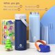 thumbnail image 2 of Botella de agua GoKeda Kids, 500 ml, 2 unidades, con aislamiento y pegatinas, 2 of 7