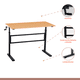 thumbnail image 3 of Escritorio de trabajo con altura regulable standing desk - Oak, 3 of 4
