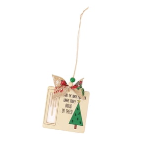 Magideal - Adorno Colgante Navideño Para Puerta, Pared, Vacaciones, Versátil, Para Año Nuevo, Ventana, Interior, Fácil De Colgar, Decoración Para Guardar Dinero Árbol De Navidad