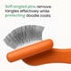 thumbnail image 4 of Cepillo slicker para perros DOODLEEZ, kit de aseo mediano, naranja, 4 of 7