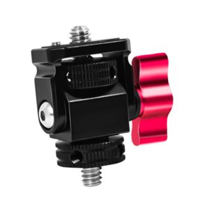 Magideal - Cabeza Pequeña De Cabeza Pequeña Cabezal De Trípode 360 Micro De Ajuste Girateo Cabeza De Montaje Fluido Cabeza De Montaje Para Montaje De Montaje 45Mmx39Mmx19 Mm