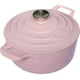 thumbnail image 1 of Olla de Hierro Fundido La Cuisine 3.7QT 24cm con Tapa Esmaltada Rosa, 1 of 6