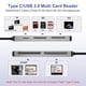 thumbnail image 2 of Lector de tarjetas Rytaki CFast 2.0 USB 3.0 USB C 5 Gbps 5 en 1, 2 of 8