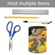 thumbnail image 5 of Wile E. Coyote y Correcaminos-theme Cylinder Pen Holder Pencil Organizer with Flannel Lining PVC Leather Material Cardboard Base for study work 10*8CM, 5 of 6