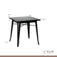 thumbnail image 5 of Comedor Mesa Tolix 80x80cm + 4 sillas Tolix Negras, 5 of 8