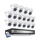 thumbnail image 1 of Sistema de cámaras de seguridad ZOSI de 16 canales 1080p con detección por IA y 4 TB, 1 of 9