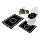 thumbnail image 1 of Juego De Alfombras De Baño Set De 3 Pzas, Antideslizante, 1 of 3
