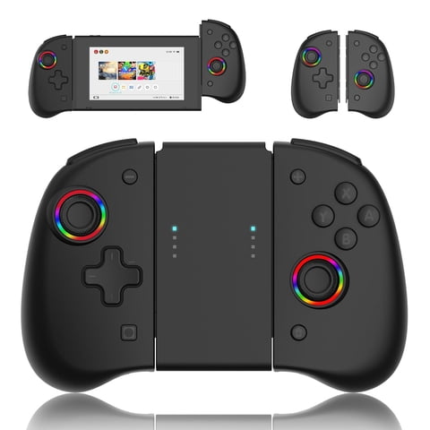 Controlador Inalámbrico Aaronmei Joy-Cons Luz Rgb Nintendo Switch