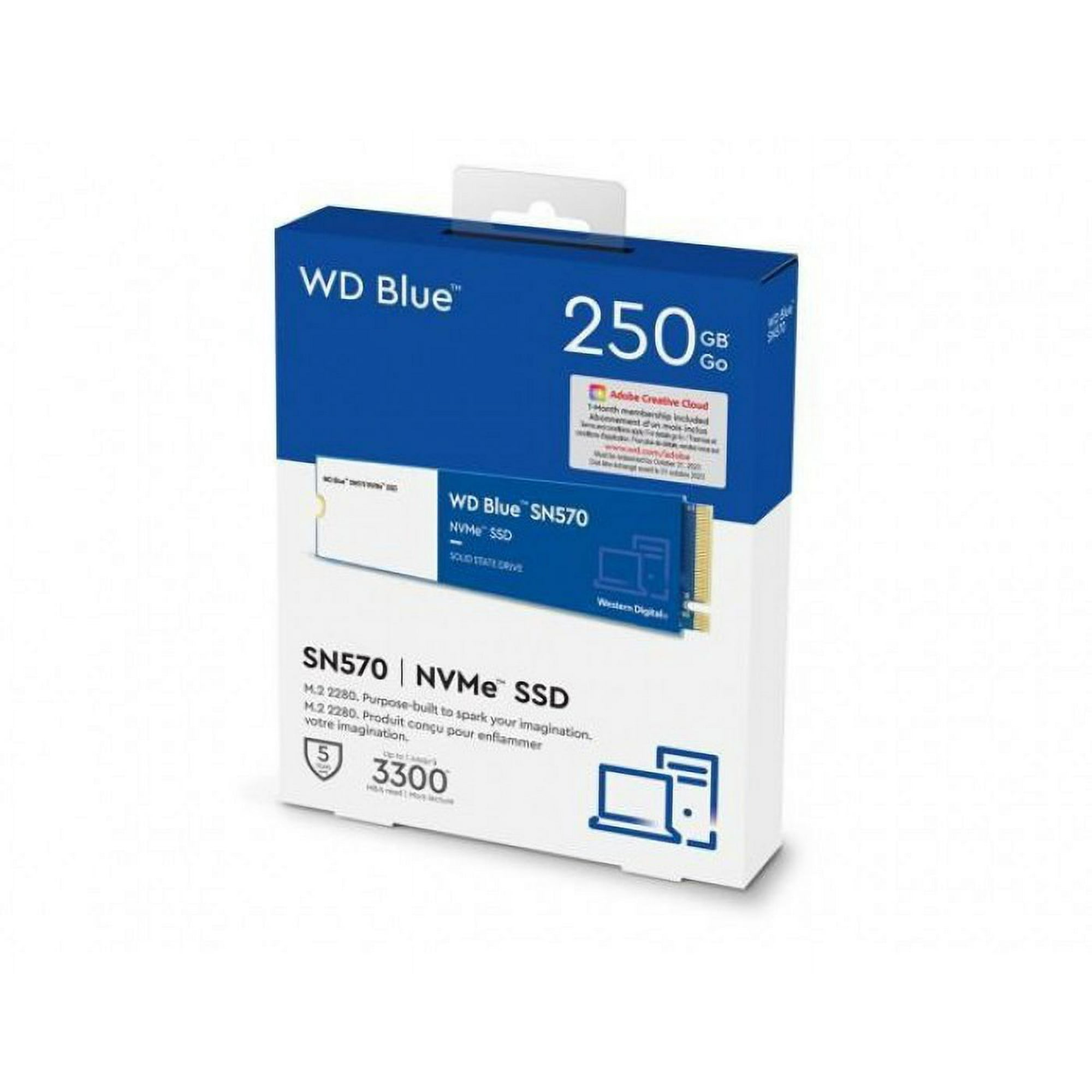 Ssd Western Digital Blue Sn570 Nvme 250Gb