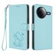thumbnail image 1 of Funda Billetera con Espacio para Fotos para Xiaomi POCO F7 Pro, Verde Claro, 1 of 6