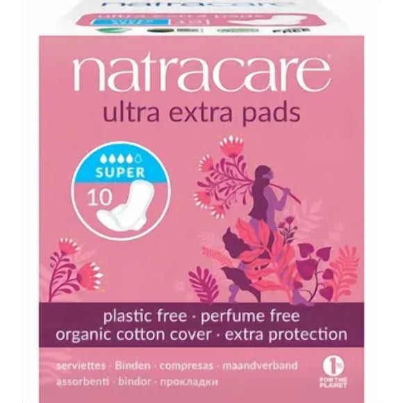 Natracare Toalla Higiénica Ultra Extra Súper 10 Un Orgánica