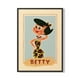 thumbnail image 1 of Cuadro Poster Enmarcado Los Picapiedras Betty Decorativo, 1 of 1