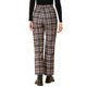 thumbnail image 3 of Pantalones de Cuadros para Mujer de Cintura Alta a Cuadros Tartán para Trabajo Casual en Oficina y Uso Diario XL Marrón, 3 of 8