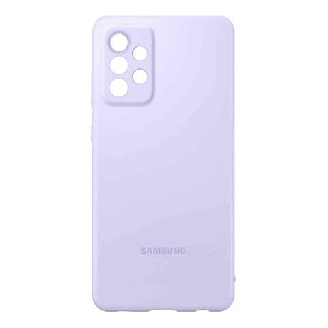 Funda De Silicona Violeta Delgada Y Suave Para Samsung Galaxy A72