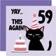 thumbnail image 1 of Tarjeta de felicitación para el 59 cumpleaños de Stuff4 ¡Yay This Again! 5.7 pulgadas, 1 of 7