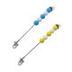 thumbnail image 4 of 2 Uds Tablero Ocupado Juguete Sensorial De Madera Habilidad Práctica Azul Amarillo, 4 of 5
