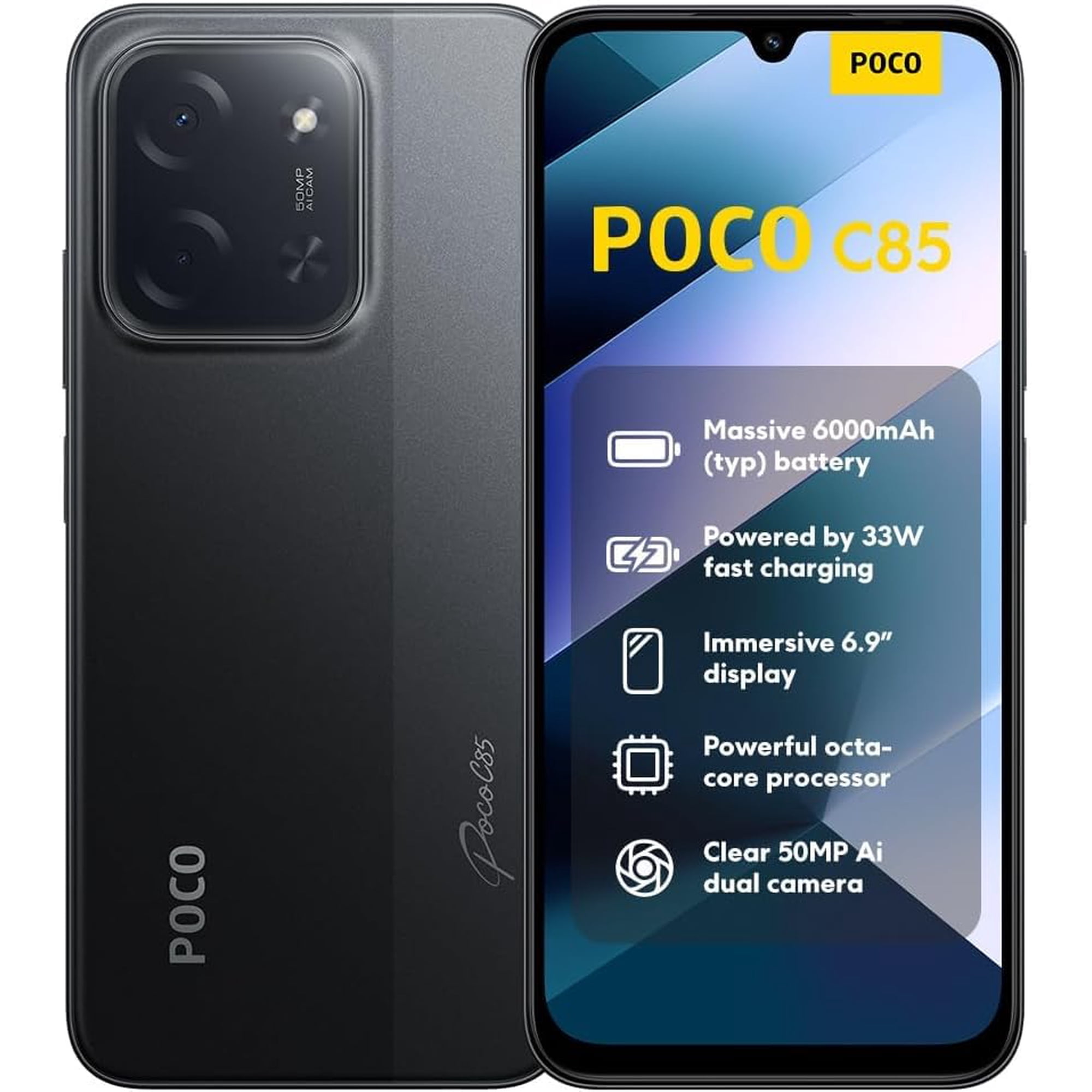 Smartphone Xiaomi Poco C85 4g Lte 128gb + 6gb Ram Desbloqueado
